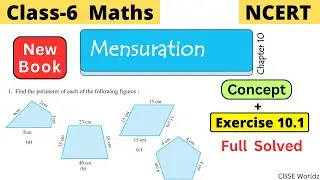 Class 6 Maths NCERT Chapter 10 Mensuration Exercise 10.1 Full Solved | 