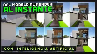Fotorrealismo arquitectonico con IA, render en segundos