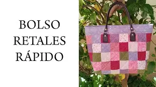 Cómo hacer un BOLSO con retales facilito