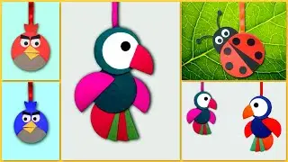 3 Beautiful Paper Wall Hanging Craft Ideas | CD Craft Ideas | Paper Craft