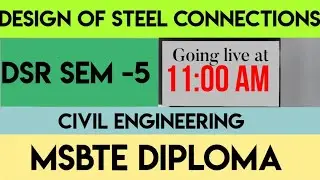 Design of Steel & R.C.C. Structures | Design of Steel Connections | Extra Numerical