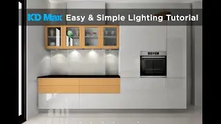 KD Max Kitchen Lighting & Rendering Tutorial by Vinod Irshetti