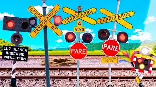 The Railroad Crossing That Pranks from a Hole