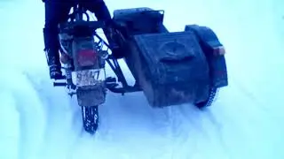 Мотоцикл с двигателем от мотоблока