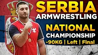 Serbian Armwrestling Nationals - 90KG Left Hand Finals