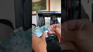 Dual Network Card with power adaptor installation