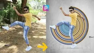 prateek pardeshi stretch creative photo editing tutorial in picsart step by step in hindi