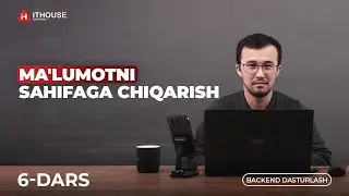 6-Dars | Ma'lumotni sahifaga chiqarish | Laravel Framework Bepul Darslari