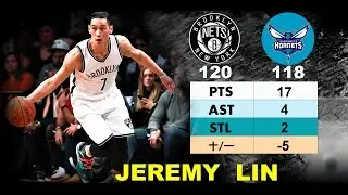 Jeremy Lin 林書豪─ 2016.12.26 Brooklyn Nets vs Hornets