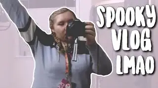 TRYING TO BE A VLOGGER FOR HALLOWEEN
