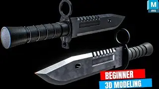 Knife 3D Modeling Tips I Never Knew in 2022|AutoDesk Maya|3D Modeling|