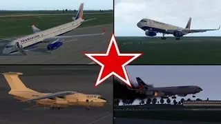 Emergency Landing Compilation - Soviet Edition! - X-Plane 11 Emergency Landings