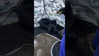 Первая зимняя рыбалка. Рыбалка в Швеции.