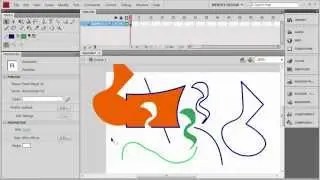 learning FLASH TUTORIAL- Interaction between Shapes