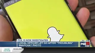 Tri-State officer let go after 'troubling' Snapchat photo