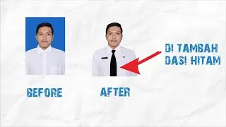 CARA MENAMBAHKAN DASI KANTOR KE FOTO FORMAL SECEPAT KILAT
