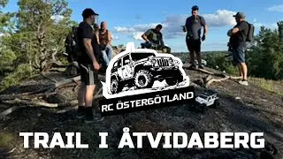 RC Östergötland trail, Åtvidaberg. Traxxas TRX-4 sjunker!