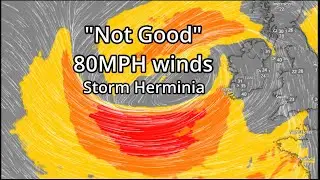 More severe weather forecast across the UK 80MPH winds