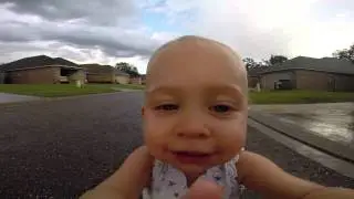 Evie's First Rain Dance