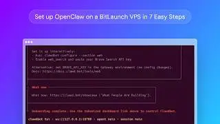 How to install OpenClaw on a private BitLaunch Ubuntu VPS | 7 easy steps