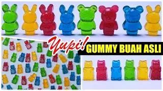 AWET 1 BULAN! GUMMY JELLY BUAH ASLI|HOMEMADE YUPI PERMEN JELLY