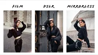 London Fashion Photoshoot BTS using a Film, DSLR & Mirrorless Camera