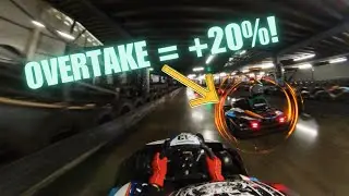 Karting but every OVERTAKE it gets 20% FASTER!!