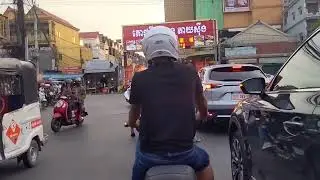 Phnom Penh Small Road Ride | Real City Vibes & Daily Life |