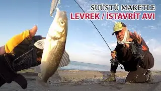 650 TL'LİK MAKETLE AYNI İŞİ YAPIYOR... SU ÜSTÜ MAKETLE LEVREK İSTAVRİT AVI