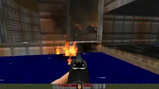Brutal Doom first level gameplay