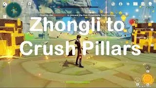 Defeat Geo with Zhongli and Xinyan | Genshin Impact