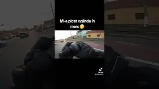 Mi-a picat oglinda la moto în mers 🤭 #arad #romania #motovlog