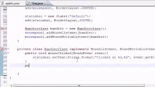 Java Programming Tutorial   75   MouseListener interface