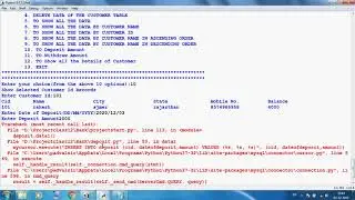 Class 12 IP CBSE Bank Management System Project Explanation