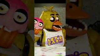 Chica Chicken meets Toy Chica [FNAF/Blender] #shorts #fnaf2 #fnaf #chica #toychica #memes #fnafmeme
