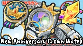 NEW Anniversary Crown Watch TUTORIAL | Yo-kai Watch Puni Puni