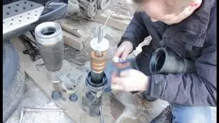 Сборка передней пневмостойки BMW E53 4.8л