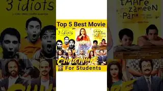 5 Movies You must be  Watch | Best 5 Bollywood Movies for Students | Nitish Dilation 