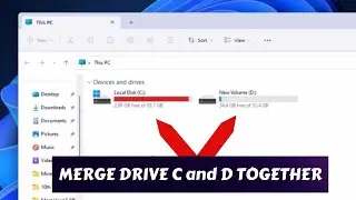 How To Merge Partitions C and D in Windows 10/11