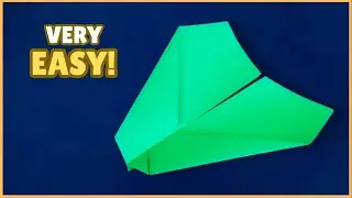 How to Make a Paper Airplane Glider World Record - Easy Glider Paper Plane That Fly Straight