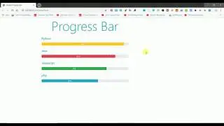 Bootstrap Striped Progress Bar | How to Make a striped Progress bar?