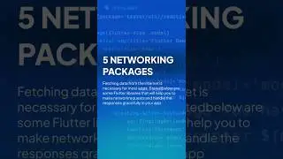 Top 5 Networking Packages for Flutter #flutter #packages #shorts