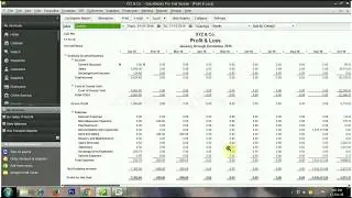 Retail Reports   Profit and Loss Monthly Comparison in Quick Books