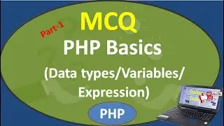 PHP basics MCQs Part 1| Variables, comments, identifier in PHP