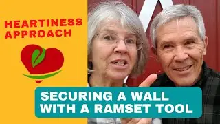 Using a Ramset tool to nail into concrete