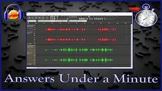 Audacity Dark Theme Interface 🎼 Answers Under a Minute Series