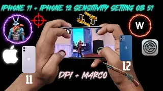 iphone 11,12 headshot setting free fire 2025 | iphone 12,11 sensitivity+dpi+macro settings free fire