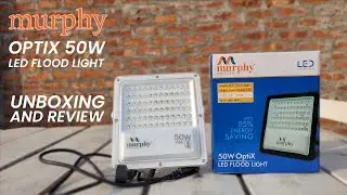 Murphy 50W LED Flood Light with Auto ON/OFF Sensor Unboxing and Review