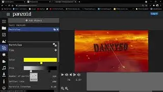 Partículas en Clipmaker