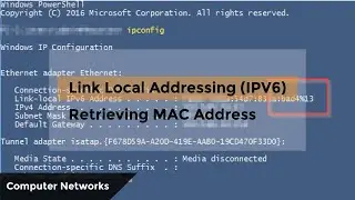 29.Link Local Addressing (IPV6) || Retrieving MAC Address || Computer Networks | Bangla Tutorial